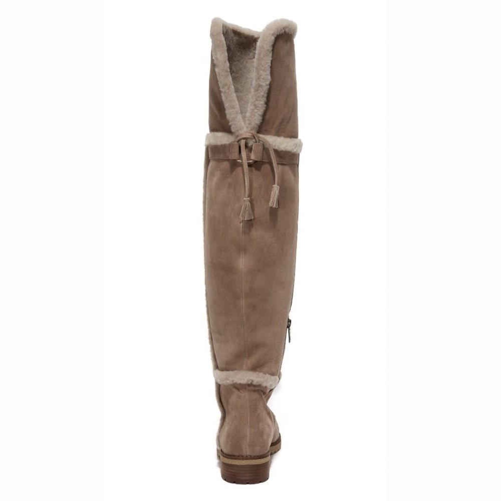 FRYE 6.5 Shearling Fur Lined Tamara OTK Over Knee Boots - Picture 3 of 5